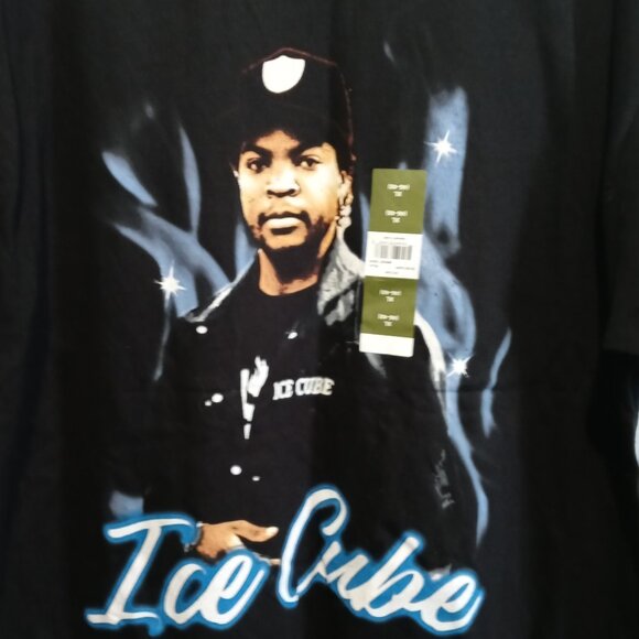 ICE CUBE Men's Black Graphic T Shirt Size XL (46-48) - Picture 4 of 6